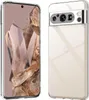 A clear protective case for a Google Pixel 8 Pro phone, shown from the front and back. Produktbild-Vorschau