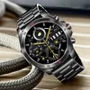 Smartwatch Herren Metallarmband Gold Silber Schwarz Produktbild-Vorschau 7