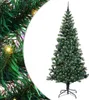 vidaXL Sapin de Noël artificiel pré-éclairé vert 240 cm Voir les images du produit 1
