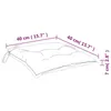 vidaXL Coussin de chaise 4 pcs. Motif de feuilles 40x40x7 Voir les images du produit 7