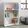 Étagère bibliothèque blanc 115 x 60 x 28 cm Meuble de Voir les images du produit 2