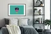 MuchoWow® Gerahmtes Poster Roboter - Rad - Lila - Grün - Produktbild-Vorschau 2