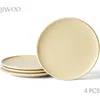 Teller set 4pcs Ø21,8 cm Keramik Essteller Pastateller Produktbild-Vorschau 1
