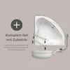 Schulte Eckbadewanne Modell Coralia, 140x140 cm, Weiß Produktbild-Vorschau 4