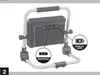 REV LED Arbeitsleuchte Bright beweglich +Akku 20W Produktbild-Vorschau 4