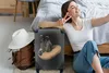 MuchoWow® Koffer Handgepäck Trolley Rollkoffer Kleine Produktbild-Vorschau 2