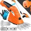 MASKO® Grasschere Strauchschere Set mit Akku 7,2V 2000mA/h Produktbild-Vorschau 1