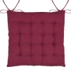 Cuscino per sedia BIBURI bordeaux 38x38x4 cm Francia Anteprima dell’immagine prodotto 3