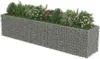 vidaXL Gabionen-Hochbeet Verzinkter Stahl 450×90×100 cm Produktbild-Vorschau 3