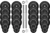 Guss Kurzhantel-Set 100Kg (2x50) Hantelscheiben Hantelset Produktbild-Vorschau 2
