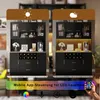 Flieks Küche Hochschrank mit Led, Küchenbuffet Produktbild-Vorschau 6