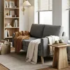 BEALIFE 2-Sitzer Sofa 157x72x85 cm mit Holzfüßen & Produktbild-Vorschau 10