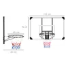SPORTNOW Basketballkorb, Basketballbrett mit Korb, Produktbild-Vorschau 3