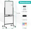 Doppelseitiges mobiles Whiteboard, 60 x 90 cm, magnetisches Produktbild-Vorschau 9