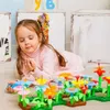 Veľké stavebné bloky kvety záhradná kytica detská kreatívna Náhľad obrázku produktu 5
