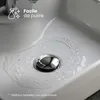 Lavabo da appoggio rettangolare Vetroceramica 47 cm Bianco Anteprima dell’immagine prodotto 5
