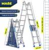 MASKO Aluminium 6in1 Mehrzweckleiter – 20 Sprossen | - 520 Produktbild-Vorschau 2