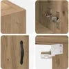 Wandschrank Artisan-Eiche 60 x 31 x 70 cm Holzwerkstoff Produktbild-Vorschau 8
