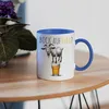Bock auf Bier Verrückter Ziegenbock Tasse Blau - Lustige Produktbild-Vorschau 4
