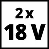 Einhell Akku Doppelpack 18 V / 4,0 Ah PXC-Twinpack CB 2 Produktbild-Vorschau 4