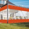 Topchances Transparentní PVC plachta s oky Dělící záclony, Náhled obrázku produktu 1
