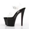 SKY-308CRS Damen Sandale von Pleaser, Transparent Beige , Produktbild-Vorschau 3