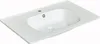 Einbauwaschbecken aus Kunstharz in Stein-Optik - L80 x B46 Produktbild-Vorschau 2
