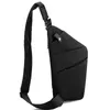 INF Sac de poitrine noir à bandoulière gauche Voir les images du produit 3
