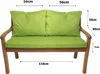 Gartenkissen Set lindgrün – 110x60 + 2x50x56 cm – Für Produktbild-Vorschau 3