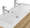 Badmöbel Doppel-Waschtisch 2 Hahn Limes 120 cm Eiche Gold Produktbild-Vorschau 4