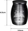 Elegante mini-urn voor as - 30 ml - 40x30 mm - Productafbeelding-voorbeeld 6