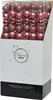 14 Weihnachtsbaumkugeln Kunststoff 3cm klein & bruchsicher Uni Lippenstiftrosa Produktbild-Vorschau