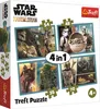 TREFL Puzzle Mandalorian und seine Welt 4in1 (35,48,54,70 Produktbild-Vorschau 1