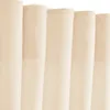 A close-up view of several beige curtains hanging vertically. Anteprima dell’immagine prodotto