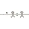 A sliding door hardware set is shown against a white background. Produktbild-Vorschau
