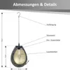 Lampa wisząca Northpoint LED Solar, ciepła biel, lampa Podgląd zdjęcia produktu 2