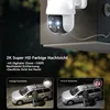 3 pièces 2K 3MP caméra de surveillance extérieure solaire Voir les images du produit 5