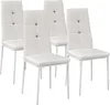 tectake® Set Esszimmerstuhl Julien gepolstert mit Produktbild-Vorschau 1