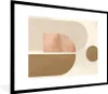 MuchoWow® Gerahmtes Poster Kunst - Abstrakt - Rosa 80x60 cm Produktbild-Vorschau 1