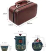 ASKSA Service à thé de voyage portable avec valise, Voir les images du produit 5