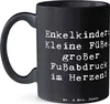 Mr. & Mrs. Panda Kaffeebecher Spruch Enkelkinder Fußabdruck Produktbild-Vorschau 2