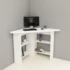 Skye Decor, Corner - White, Bureaux, blanc, 80 x 73,8 x 80 Voir les images du produit 2