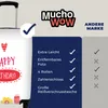 MuchoWow® Koffer Handgepäck Trolley Rollkoffer Kleine Produktbild-Vorschau 6