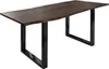 MASSIVMOEBEL24.DE Baumtisch Akazie 220x100x76 grau Beine Produktbild-Vorschau 1