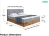 MEBLINI Boxspringbett mit Bettkasten - Gepolstert Produktbild-Vorschau 7