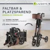 Aluminiowy chodzik z siedziskiem i torbą, składany, 130 kg Podgląd zdjęcia produktu 3