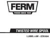 FERM GTA1004 gedrehte Trimmerfadenspulen 1,2 mm x 8 m für Produktbild-Vorschau 3