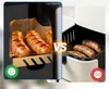 Fritéza na horúci vzduch 10 l, dvojkomorová, Air Fryer, 2x5 Náhľad obrázku produktu 15