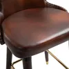 HOMdotCOM HOMdotCOM Tabouret de bistrot,Polyuréthanemarron Voir les images du produit 4