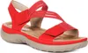 Rieker  Chaussures pour femmes Sandales Rouge Loisirs, Voir les images du produit 4
